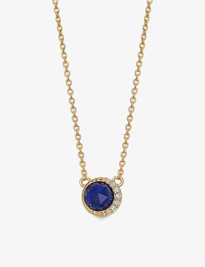 Astley Clarke Womens Yellow Gold Vermeil Luna Lapis 18ct Yellow Gold-plated Vermeil Sterling-silver