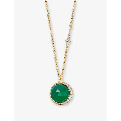 Astley Clarke Womens Yellow Gold Vermeil Luna Large 18ct Yellow Gold-plated Vermeil Sterling-silver