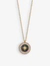 Astley Clarke Womens Yellow Gold Vermeil Polaris 18ct Yellow Gold-plated Vermeil Sterling-silver, Sapphire And Ony In Yellow Gold Vermeil