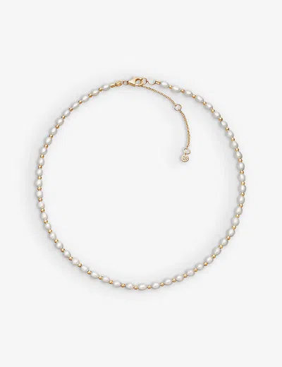 Astley Clarke Womens Yellow Gold Vermeil Stilla 18ct Yellow Gold-plated Vermeil Sterling-silver And