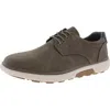Aston Marc Anson Mens Faux Leather Lace-up Oxfords In Brown
