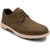 Aston Marc Anson Mens Lace-up Faux Leather Casual And Fashion Sneakers In Brown