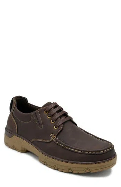 Aston Marc Brill Lace-up Comfort Shoe In Brown