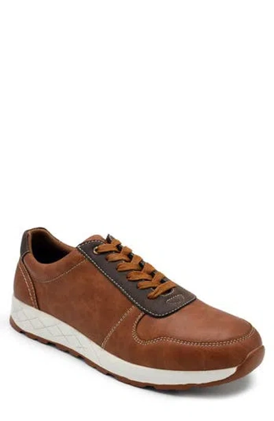Aston Marc Casual Court Sneaker In Tan