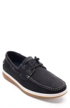 Aston Marc Classic Boat Shoe In Black