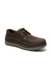 Aston Marc Comfort 01 Mens Lace-up Padded Insole Oxfords In Brown