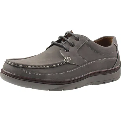 Aston Marc Comfort 01 Mens Lace-up Padded Insole Oxfords In Grey