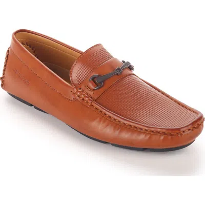 Aston Marc Driving Loafer In Tan