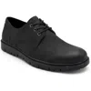 Aston Marc Manti 2 Mens Lace-up Faux Leather Oxfords In Black