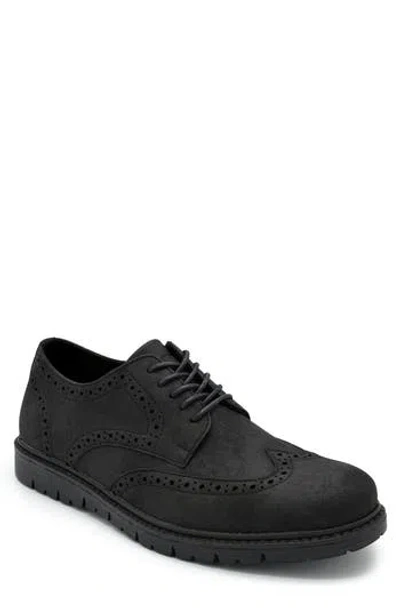 Aston Marc Manti Wingtip Derby In Black