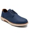 Aston Marc Anson Mens Lace-up Faux Leather Casual And Fashion Sneakers In Navy