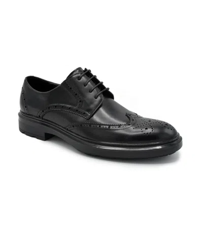 Aston Marc Men's Tuscan Wingtip Dress Shoes In Black