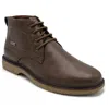 Aston Marc Mens Ankle Round Toe Chukka Boots In Brown