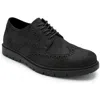 Aston Marc Mens Lace-up Faux Leather Oxfords