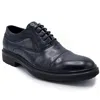 Aston Marc Tuscan Mens Solid Synthetic Oxfords In Blue