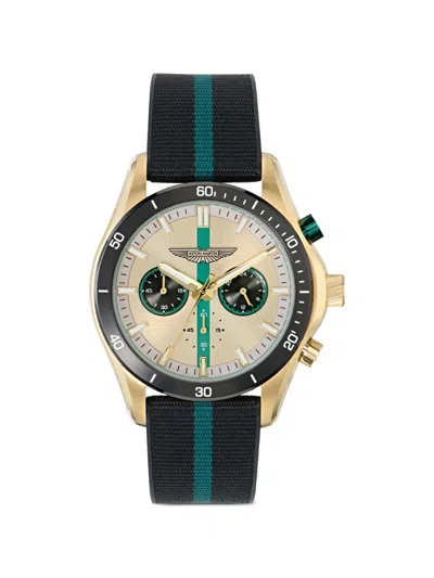 Aston Martin Clp Chronograph 45mm Watch In Blue