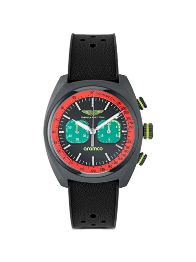 Aston Martin Dwf Carbon Fibre 43mm Watch In Black