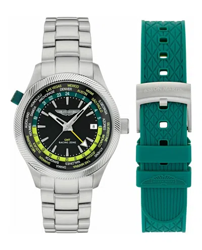 Aston Martin Grz Gmt Watch In Metallic