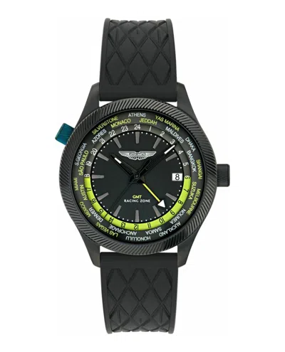 Aston Martin Grz Gmt Watch In Black