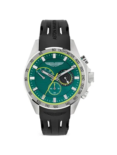 Aston Martin Hlc Round-case 44mm Watch In Black