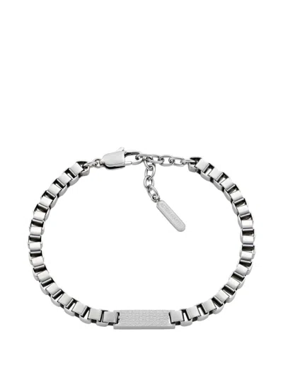 Aston Martin Kettenarmband Mit Logo-gravur In Silver
