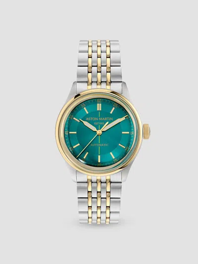 Aston Martin Men Ts1 Automatic Two-tone Stainless Steel Bracelet Watch/39mm In Two Tone