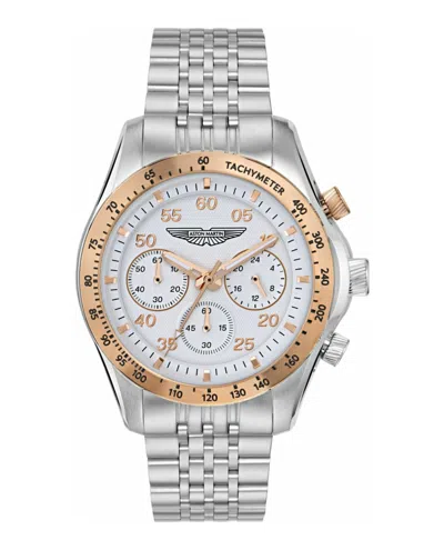 Aston Martin Sgt Chronograph Watch In Metallic