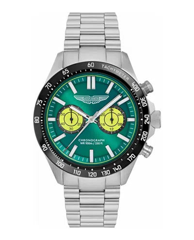 Aston Martin Spt Chrono Bracelet Watch In Metallic