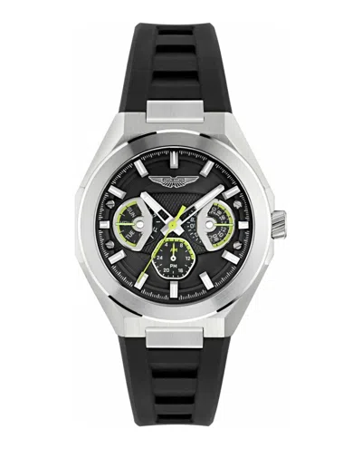 Aston Martin Tks Silicone Watch In Black
