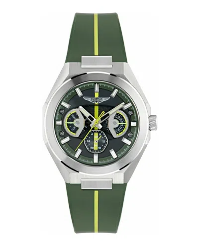 Aston Martin Tks Silicone Watch In Green