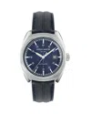 Aston Martin Ts2 Automatic Leather Watch In Black