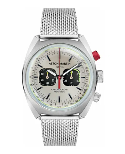 Aston Martin Ts2 Chrono Bracelet Watch In Metallic