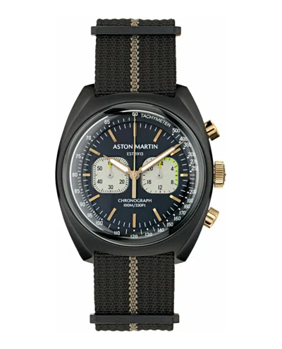 Aston Martin Ts2 Chrono Nylon Nato Watch In Black