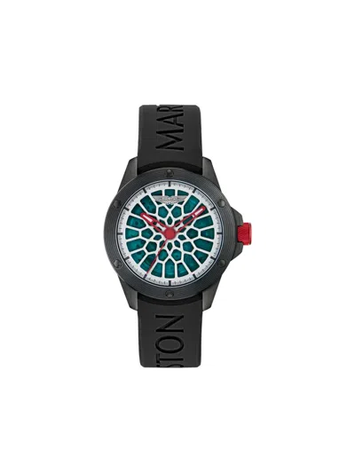 Aston Martin Watches Black Green Dial 41mm Watch