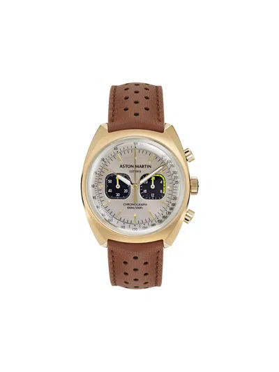 Aston Martin Watches Chronograph 43mm Watch In Gold