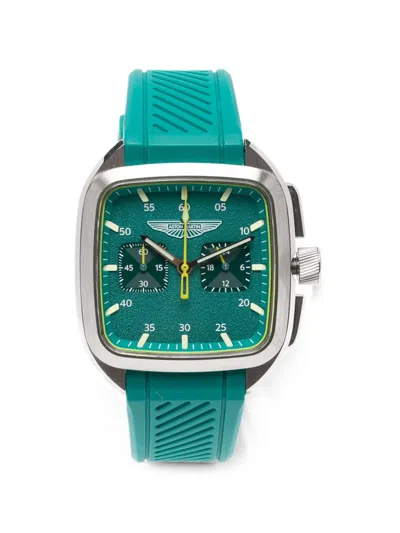 Aston Martin Watches Logo-detail 38mm Watch In Green