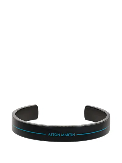 Aston Martin Watches Logo-detail Bracelet In Black