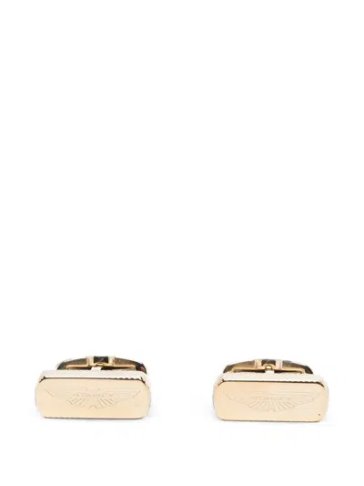 Aston Martin Watches Logo-engraved Cufflinks In Metallic