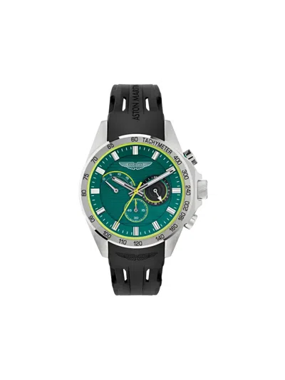Aston Martin Watches Podium Green Dial 44mm Watch In Brown