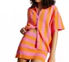 Aston Studio Knit Beach Mini Skirt In Arisa In Multi