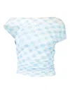Aston Studio Sophie Top In Blue