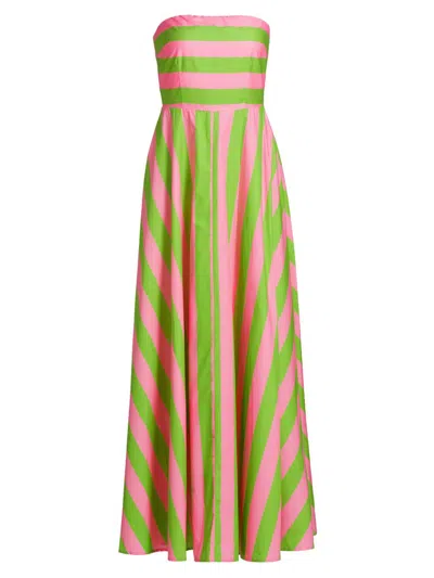Aston Studio Women's Hazel Striped Strapless Maxi Dress In Multi