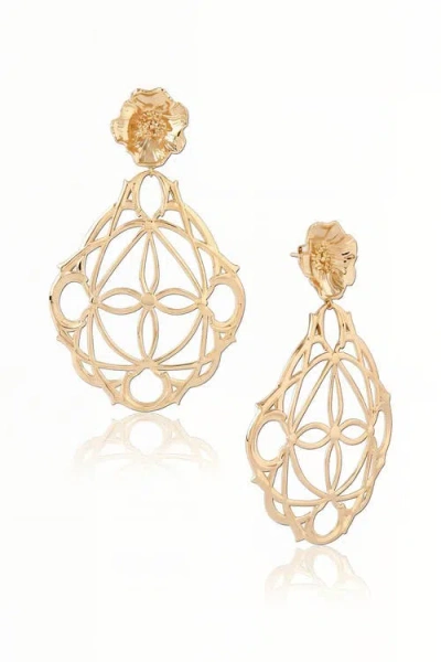 Astor & Orion Astra Statement Earrings Gold