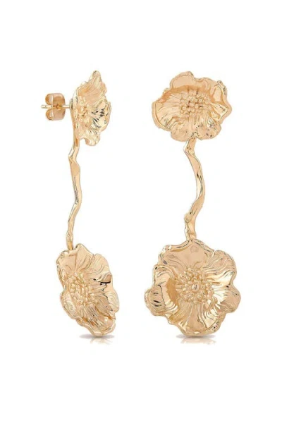 Astor & Orion Poppy Ear Jacket In Gold