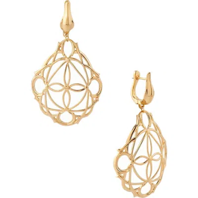 Astor & Orion Simi Gold Filigree Drop Earrings