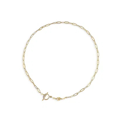 Astor & Orion Women's Billie Paper Clip Chain Necklace Gold