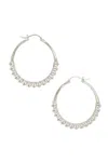 Astor & Orion Calla Hoops In Metallic
