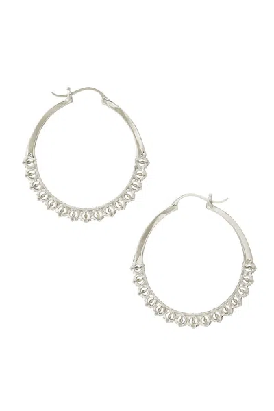 ASTOR & ORION WOMEN'S CALLA SMALL HOOPS IN SILVER