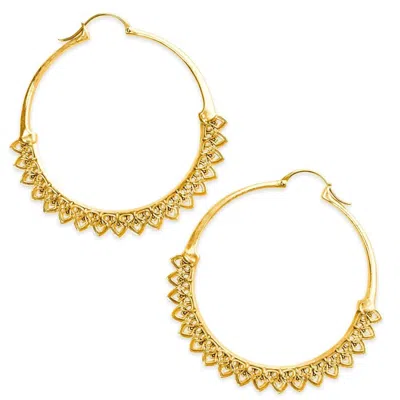 Astor & Orion Women's Corazon Hoop Earrings In Gold