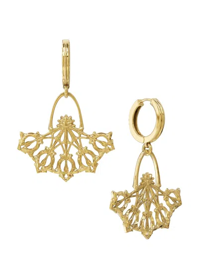 Astor & Orion Women's Daphne Art Nouveau Dangle Earrings Gold